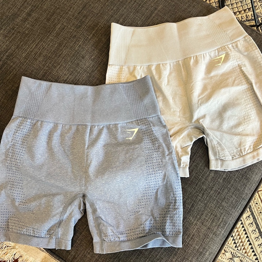 2 pair womens gymshark shorts